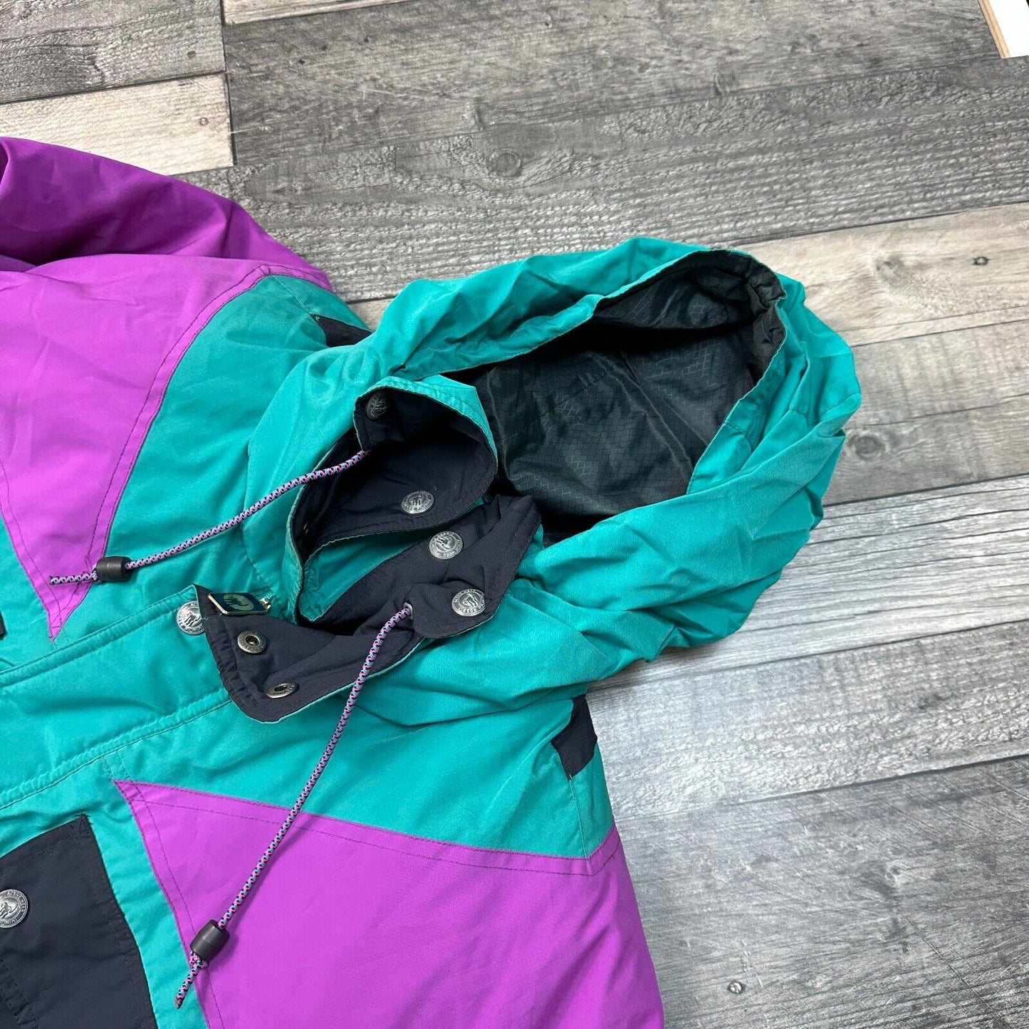 Vintage Ski Suit One Piece Snowboard 90s Apres Retro Multicoloured Mens Medium