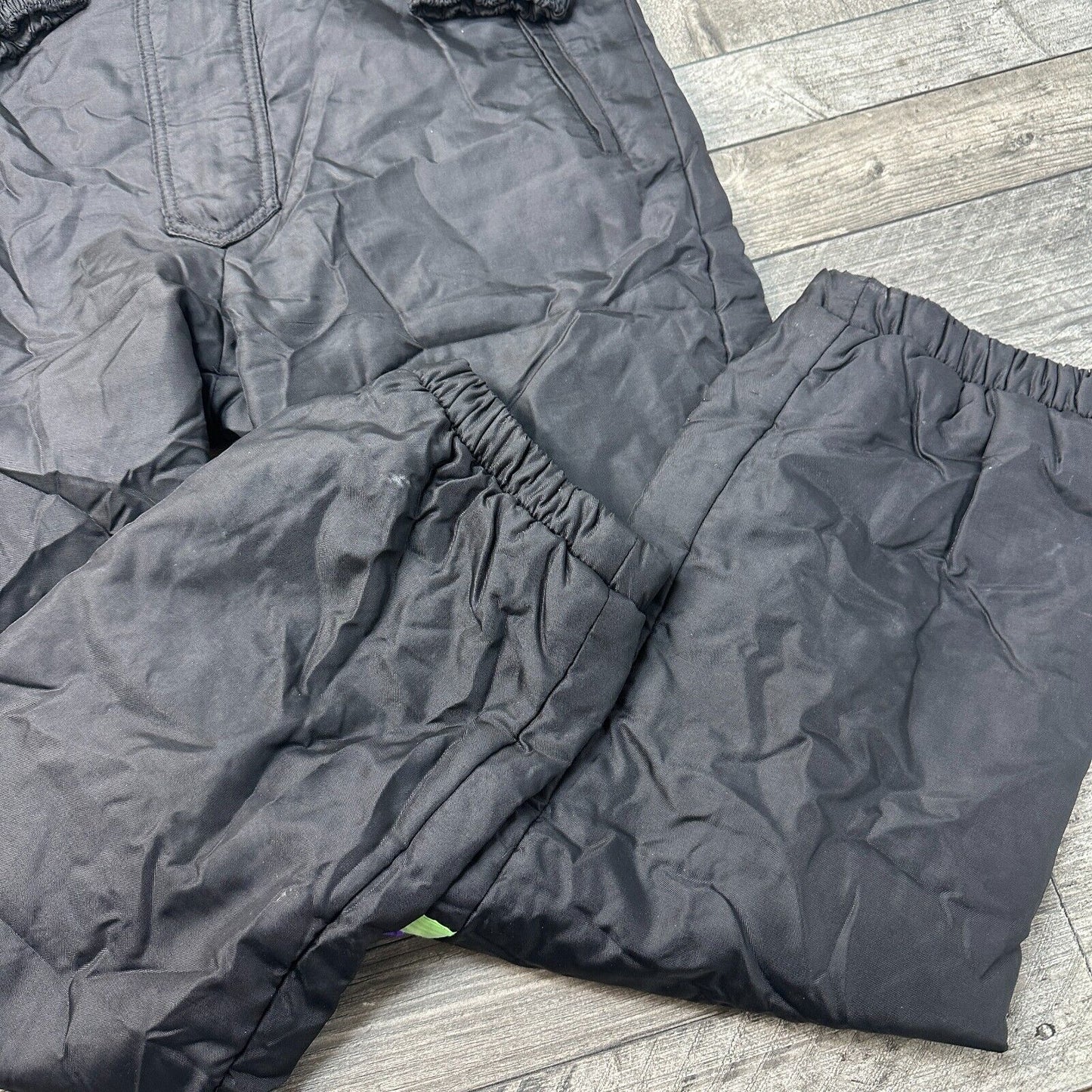 Vintage Brugi Ski Suit One Piece 90s Retro Colour Block Black Mens Small