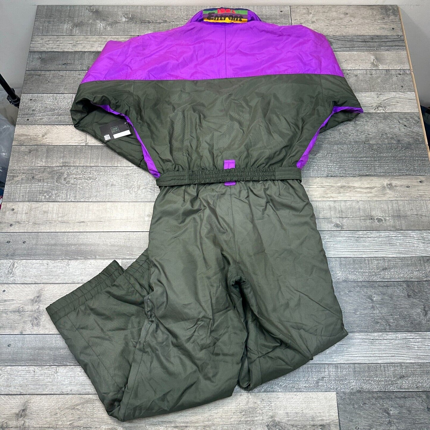 Vintage Colmar Ski Suit One Piece Snowboard Crazy Retro Apres Multi Mens Small