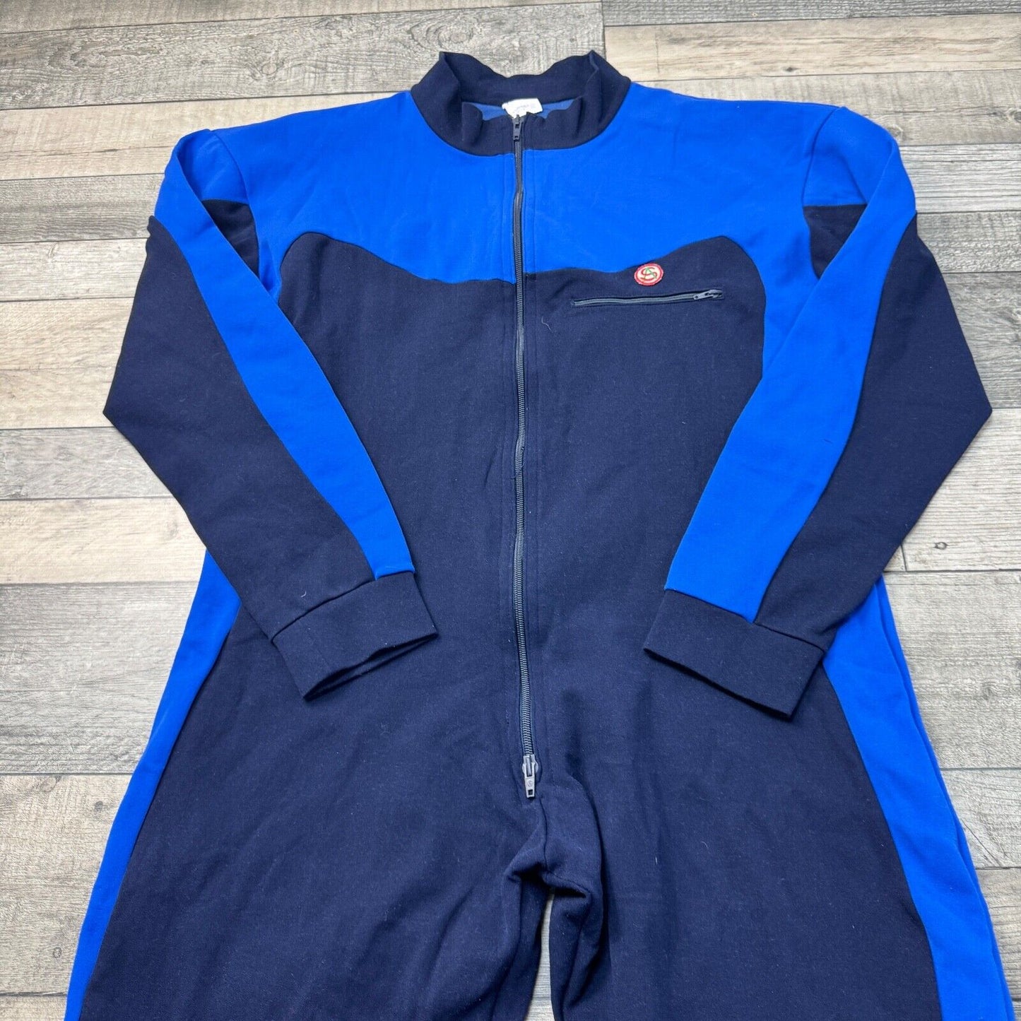 Vintage Arvi Sport Ski Suit One Piece Retro 90s Blue Mens Large