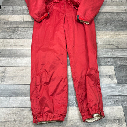 Vintage Ski Suit Snowboard 90s Retro One Piece Apres Gore-Tex Red Mens Large