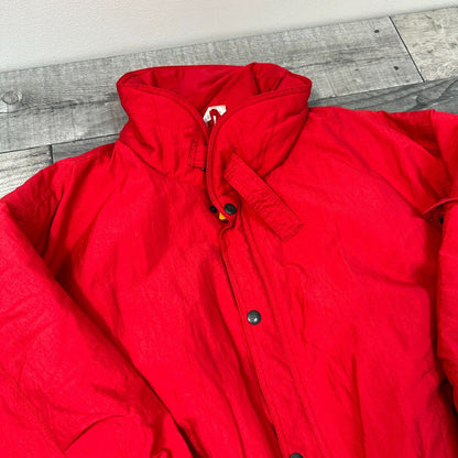 Vintage Ski Suit One Piece Snowboard Retro Apres Colour Block Red Mens Medium